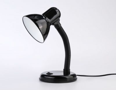 Ambrella настольный светильник с выключателем DE7704 BK черный E27 max 40W