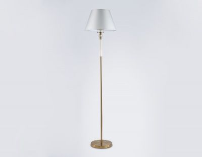 Ambrella LH71028 BS/WH Светильник напольный латунь/белый E27 max 60W D360*1550