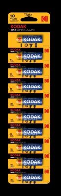 Kodak MAX SUPER LR6-10BL [KAA-10] батарейка щелочная