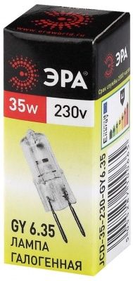 ЭРА GY6.35-JCD-35W-230V Ламп. галогенная прозр. (1 / 100 / 1000)