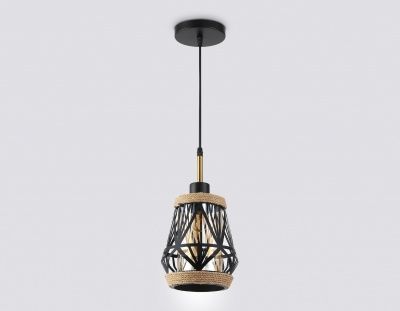 Ambrella TR8521 BK/SB Светильник подвесной черный/бронза E27 max 60W D170*1000