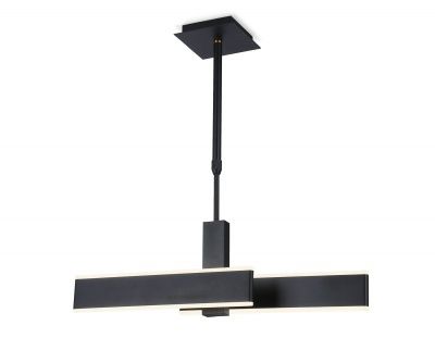 Ambrella Подвесной светодиодный светильник FA6667 BK черный 42W 3000K-6400K 640*30*900 (Без ПДУ)