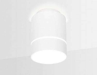 Ambrella  TN256 WH/S белый/песок LED 4200K 7W D80*135 накладной светодиодный точечный светильник