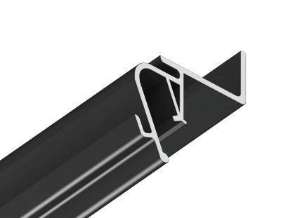 Ambrella Алюминиевый профиль парящий для натяжного потолка с шириной теневого зазора 15мм GP4100BK черный 2000*26*34 для светодиодной ленты до 10мм (2