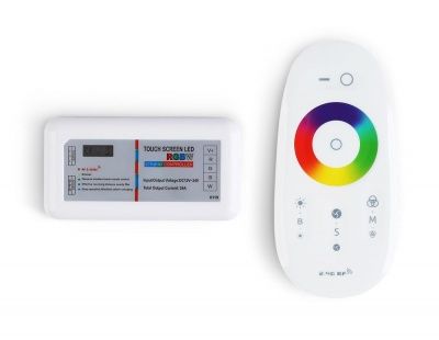 Ambrella Контроллер для светодиодных лент RGB/RGBW с управлением белого света с сенсорным радио пультом 2.4G RGB 18A 12V 216W/24V 432W/RGBW 24A 12V 28