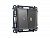 Ambrella Volt MA654010 Комплект механизма 2-кл выключателя с подсветкой 3200K ALFA Антрацит серый QUANT (AP6540, VM115, G11Y)