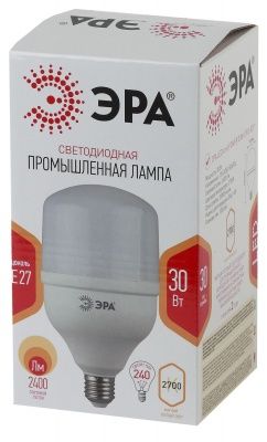 ЭРА LED smd POWER 30W-2700-E27 лампа светодиодная