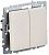 IEK BRITE BR-V22-0-10-K10 Выключатель 2-клавишный проходной 10А ВС10-2-6-БрКр бежевый (1 / 10 / 100)