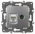 ЭРА 14-3110-03  Розетка RJ45+TV, IP20, алюминий (10/100/3200)