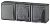 11-7403-03 ЭРА Блок две розетки+выключатель IP54, 16A(10AX)-250В, ОУ, Эра Эксперт, серый (5/50/900)
