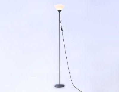Ambrella Светильник напольный с выключателем на проводе TR97615 SL серебро E27 max 40W D245*1760