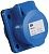 IEK Розетка встр. ССИ-413 16А-6ч 220В 2P+PE IP44