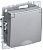 IEK BRITE BR-R16-16-44-K47 Розетка 1-местная с заземлением с защитными шторками и крышкой 16А IP44 РСбш10-3-44-БрА алюминий (1 / 10 / 100)