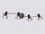 Ambrella TR8658/4 BK/GD Светильник накладной черный/золото E14/4 max 60W 750*100*185