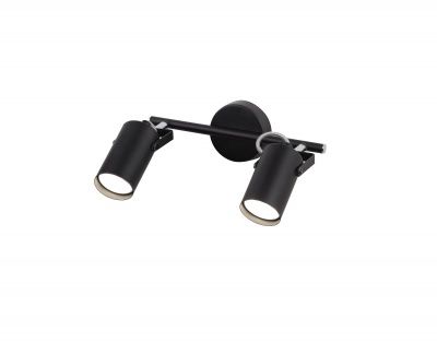 7011-702 Rivoli Спот Mobile W2 BK  2xGU10 5W LED (12/216)