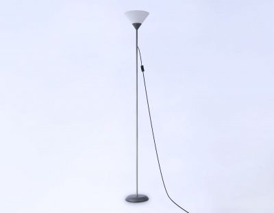 Ambrella Светильник напольный с выключателем на проводе TR97615 SL серебро E27 max 40W D245*1760