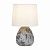 Rivoli 7037-501  Настольная лампа Rivoli Damaris 7037-501 1 * Е14 40 Вт керамика черно-белая с абажуром