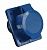 IEK Розетка встр. ССИ-423 32А-6ч 220В 2P+PE IP44