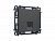 Ambrella Volt MA912010 Комплект механизма компьютерной розетки ALFA Графит мягкое касание RJ-45(8P8C) CAT6 с шторкой QUANT (AP9120, VM188)