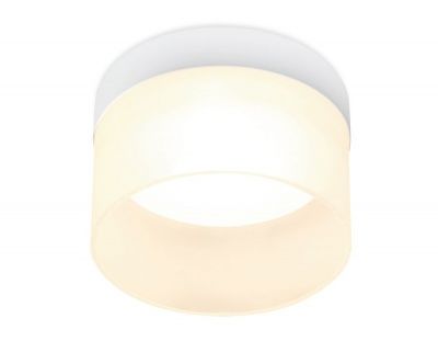Ambrella  TN650 SWH белый песок GX53 D85*80 встраиваемый точечный светильник 