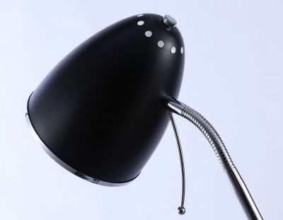 Ambrella Светильник напольный с выключателем на проводе TR97681 BK черный E27 max 40W D150*1540
