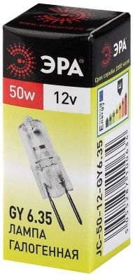 ЭРА GY6.35-JC-50W-12V Ламп. галогенная прозр. (1 / 100 / 1000)