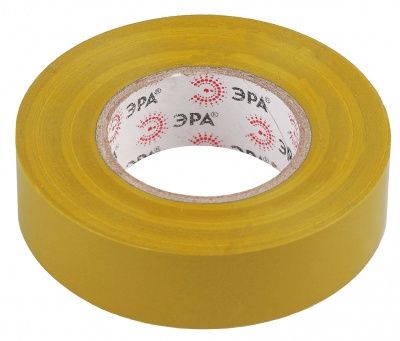 Эра ПВХ-изолента 15мм*20м желтая