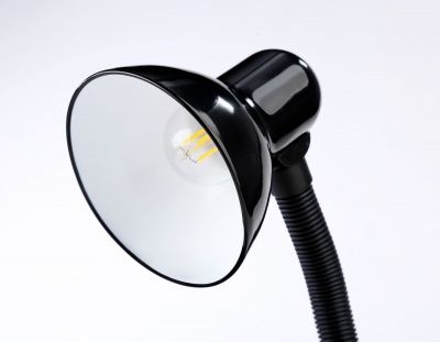 Ambrella настольный светильник с выключателем DE7704 BK черный E27 max 40W