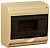 IEK KREPTA 3 Корпус пластиковый КМПн 2/9-2 IP31 сосна (1/  /32/ 288)