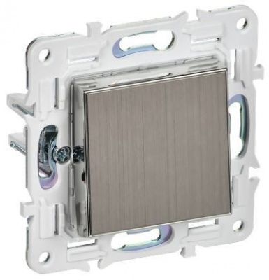 IEK SKANDY SK-V13-0-10-K50 Выключатель 1-клавишный перекрестный 10А SK-V03N металл никель 