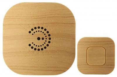 ЭРА 90635 Звонок BIONIC Bright wood беспроводной (60)