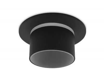 Ambrella  TN323 SBK черный песок GU5.3 D98*60 встраиваемый точечный светильник 