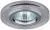 ЭРА DK7 CH/SHSL   св-к стекло круглое MR16,12V, 50W, хром/серебряный блеск (50/2100)_
