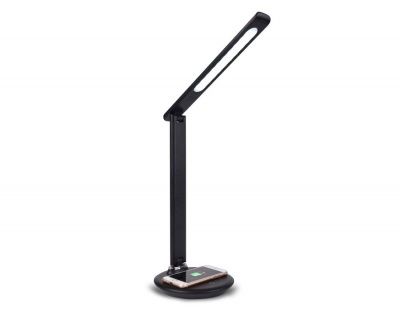 Ambrella DE521 BK черный LED 3000-6400K 8W Светодиодная настольная лампа с беспроводной зарядкой
