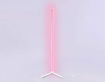 Ambrella Светильник светодиодный напольный RGB с пультом FL8020 WH белый LED 15W RGB D32*1250 (ПДУ РАДИО 2.4G)