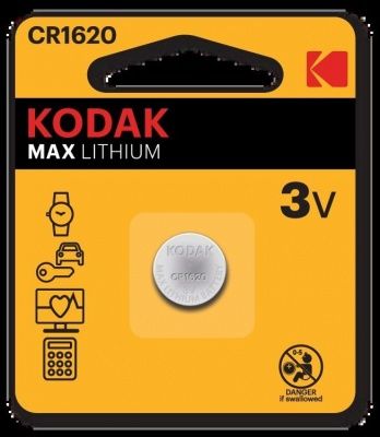 Kodak МАХ CR1620-1BL батарейка литиевая