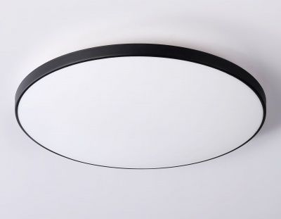 Ambrella FZ1226 BK черный IP44 24W 4200K D372*55 (Без ПДУ) Светильник светодиодный потолочный