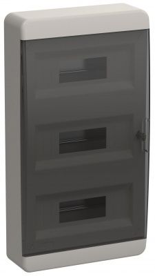 IEK TEKFOR Корпус пласт. ЩРН-П-36 IP41 черн. прозр. дверь (1 / / 1)
