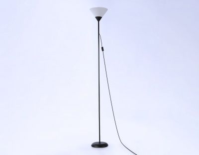 Ambrella Светильник напольный с выключателем на проводе TR97618 BK черный E27 max 40W D245*1760