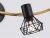 Ambrella TR8658/4 BK/GD Светильник накладной черный/золото E14/4 max 60W 750*100*185