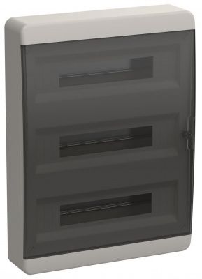 IEK TEKFOR Корпус пласт. ЩРН-П-54 IP41 черн. прозр. дверь (1 / / 1)