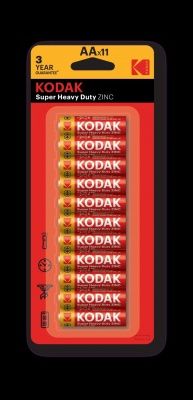 Kodak R6-10+1BL EXTRA HEAVY DUTY [KAAHZ-10+1] (11/264/25344) батарейка солевая