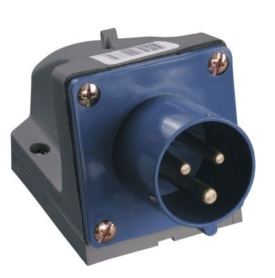 IEK Вилка стац. ССИ-513 16А-6ч 220В 2P+PE IP44