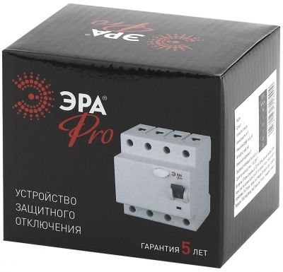 ЭРА NO-902-43 УЗО Электромеха Pro Устройство защитного отключения NO-902-43 УЗО ВД1-63 3P+N 16А 30мА