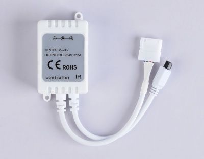 Ambrella Контроллер для светодиодных лент RGB с инфракрасным пультом 6A 12V 72W/ 24V 144W GS11201 (CR2025)
