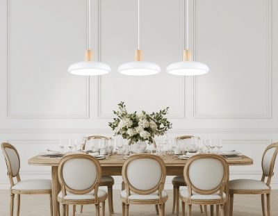 Ambrella FL4840/3 WH/WD Светильник светодиодный подвесной белый/дерево 72W 3000-6000K 550*200*800 (без ПДУ)