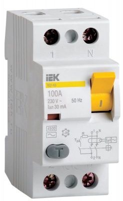 IEK УЗО ВД1-63 2Р 16А 30мА