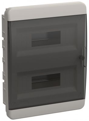 IEK TEKFOR Корпус пласт. ЩРВ-П-24 IP41 черн. прозр. дверь (1 / / 1)
