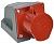 IEK Розетка стац. ССИ-114 16А-6ч 380В 3P+PE IP44