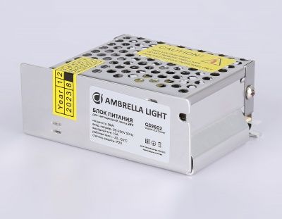 Ambrella Блок питания для светодиодной ленты 24V 36W 1.5A IP20 90-260V 85*58*34 GS9602